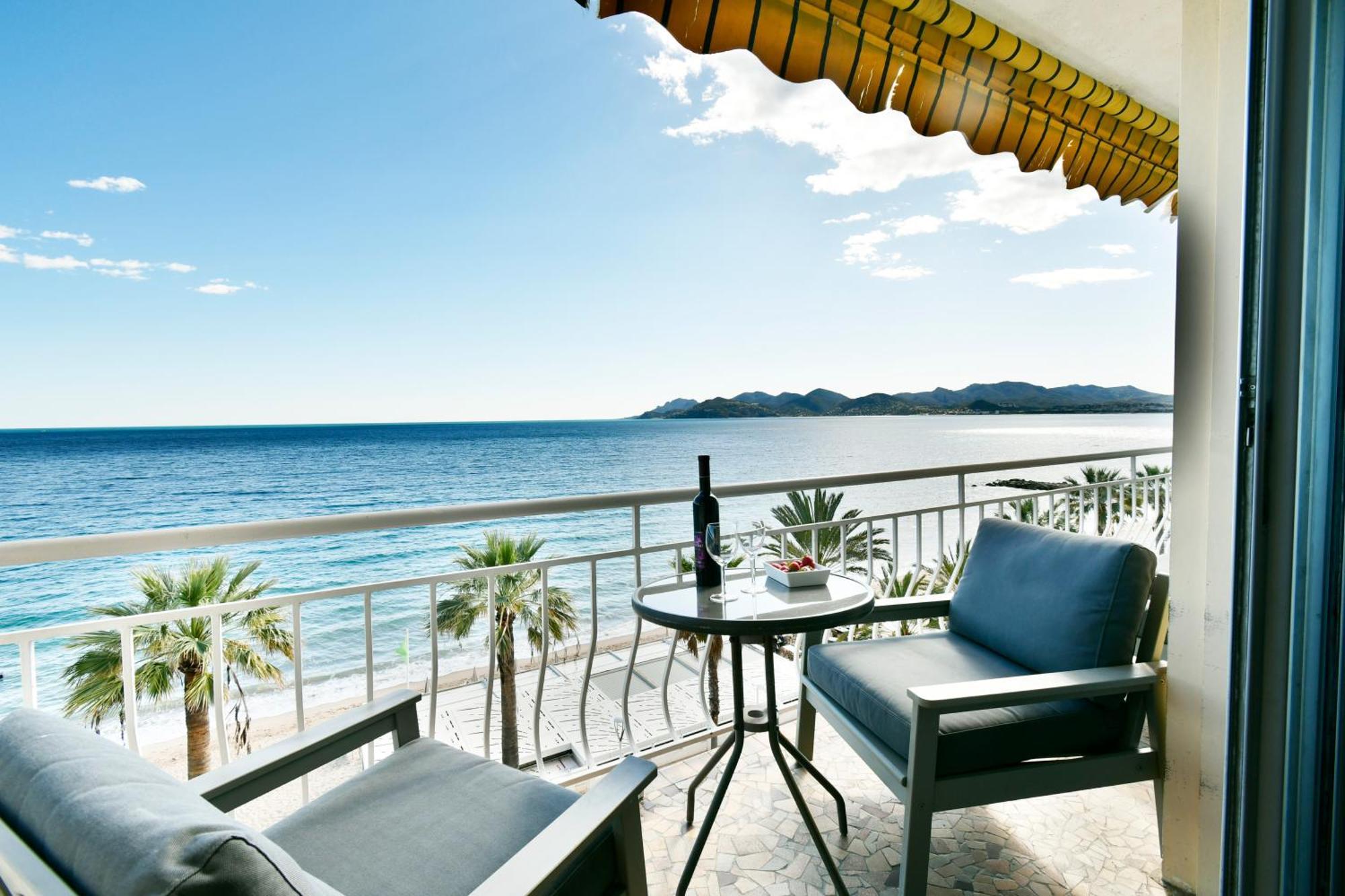 Plage Du Midi- Vue Sur Mer Standing Presta Cannes Luaran gambar
