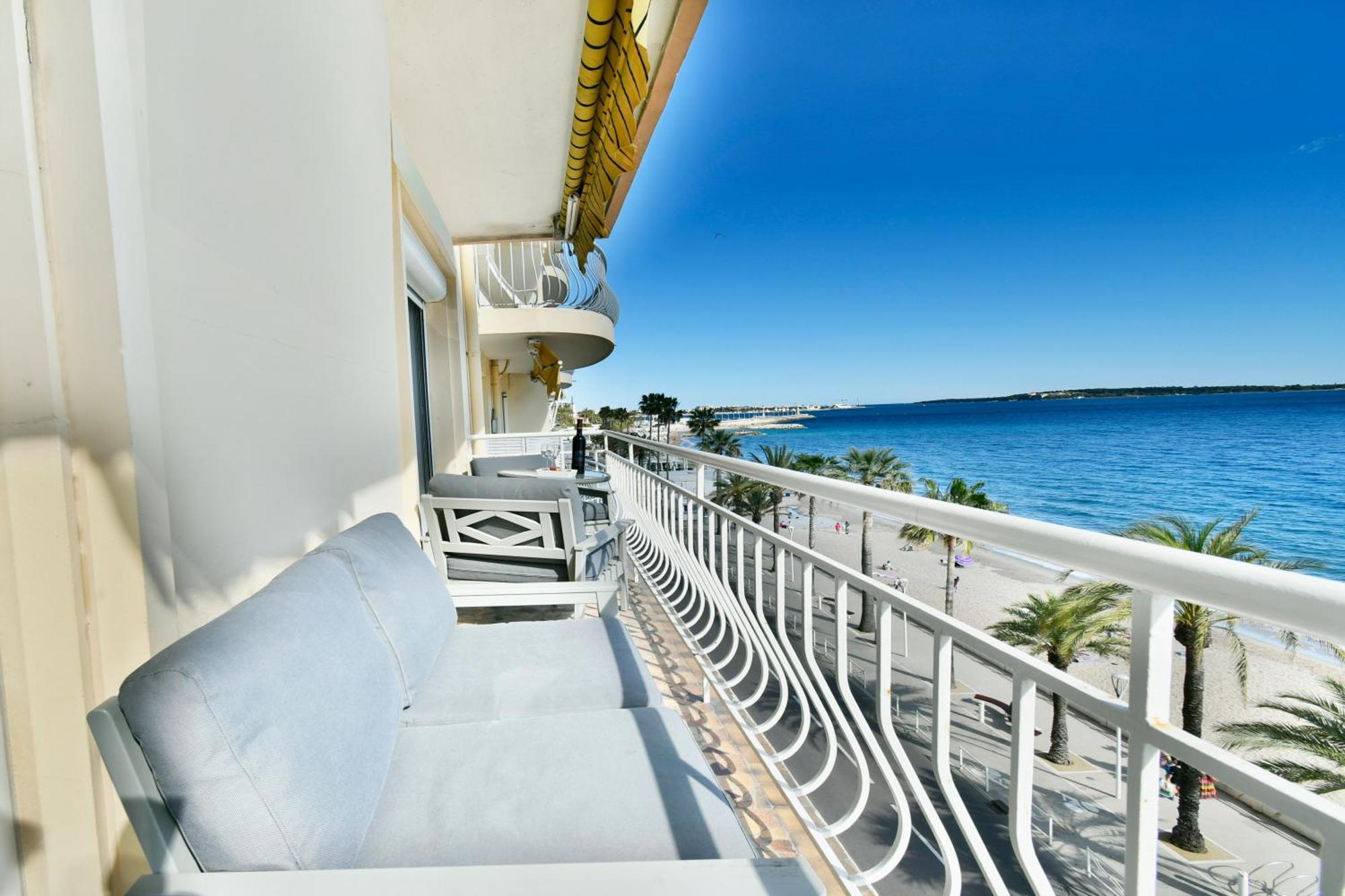 Plage Du Midi- Vue Sur Mer Standing Presta Cannes Luaran gambar